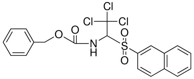 (2,2,2-TRICHLORO-1-(NAPHTHALENE-2-SULFONYL)-ETHYL)-CARBAMIC ACID BENZYL ESTER