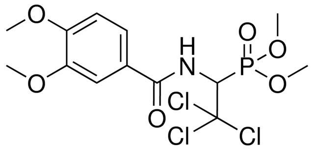 (2,2,2-TRICHLORO-1-(3,4-DIMETHOXY-BENZOYLAMINO)-ET)-PHOSPHONIC ACID DI-ME ESTER