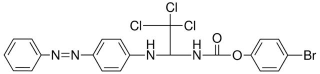 (2,2,2-TRICHLORO-1-(4-PHENYLAZO-PHENYLAMINO)-ET)-CARBAMIC ACID 4-BR-PHENYL ESTER