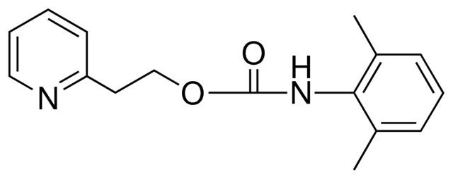 (2,6-DIMETHYL-PHENYL)-CARBAMIC ACID 2-PYRIDIN-2-YL-ETHYL ESTER