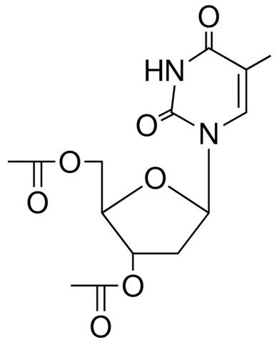 ((2R,3S,5R)-3-acetoxy-5-(5-methyl-2,4-dioxo-3,4-dihydropyrimidin-1(2H)-yl)tetrahydrofuran-2-yl)methyl acetate