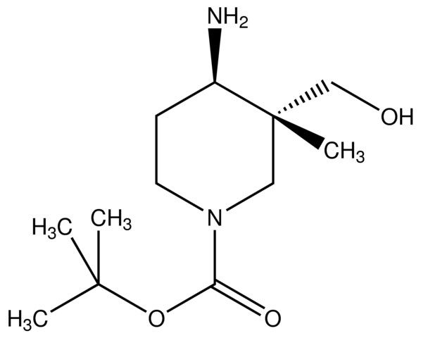 ()-<i>N</i>-t-BOC-(4<i>R</i>*)-Amino-(3<i>R</i>*)-(hydroxymethyl)-3-methylpiperidine