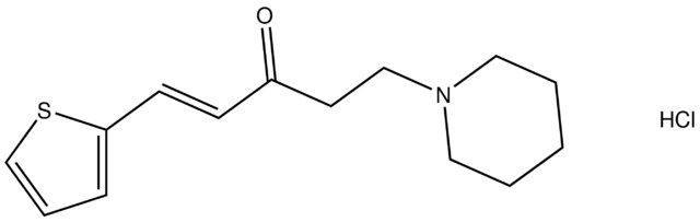 (1E)-5-(1-piperidinyl)-1-(2-thienyl)-1-penten-3-one hydrochloride