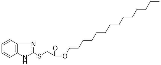 (1H-BENZOIMIDAZOL-2-YLSULFANYL)-ACETIC ACID TETRADECYL ESTER