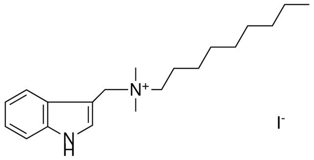 (1H-INDOL-3-YLMETHYL)-DIMETHYL-NONYL-AMMONIUM, IODIDE