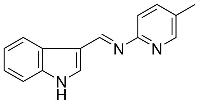 (1H-INDOL-3-YLMETHYLENE)-(5-METHYL-PYRIDIN-2-YL)-AMINE