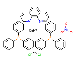 (1,10-Phenanthroline)bis(triphenylphosphine)copper(I) nitrate dichloromethane adduct