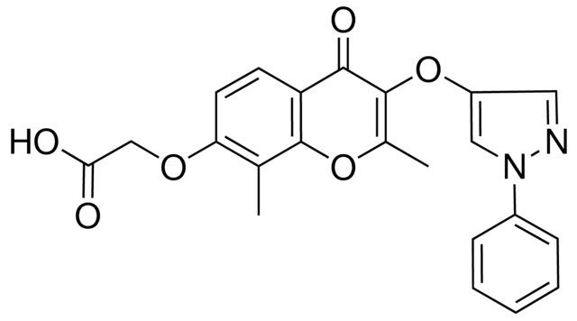 ({2,8-DIMETHYL-4-OXO-3-[(1-PHENYL-1H-PYRAZOL-4-YL)OXY]-4H-CHROMEN-7-YL}OXY)ACETIC ACID