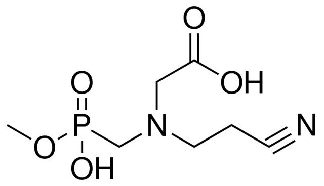 ((2-CYANO-ETHYL)-(HYDROXY-METHOXY-PHOSPHORYLMETHYL)-AMINO)-ACETIC ACID