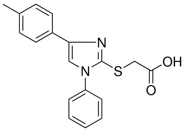 ((4-(4-METHYLPHENYL)-1-PHENYL-1H-IMIDAZOL-2-YL)THIO)ACETIC ACID