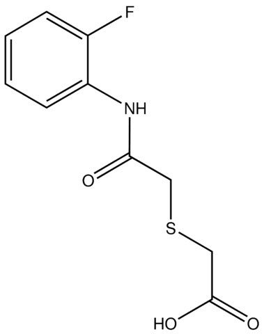 ({2-[(2-Fluorophenyl)amino]-2-oxoethyl}thio)acetic acid