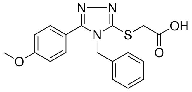 ((4-BENZYL-5-(4-METHOXYPHENYL)-4H-1,2,4-TRIAZOL-3-YL)THIO)ACETIC ACID