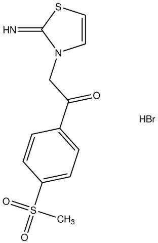 2-(2-imino-1,3-thiazol-3(2H)-yl)-1-[4-(methylsulfonyl)phenyl]ethanone hydrobromide