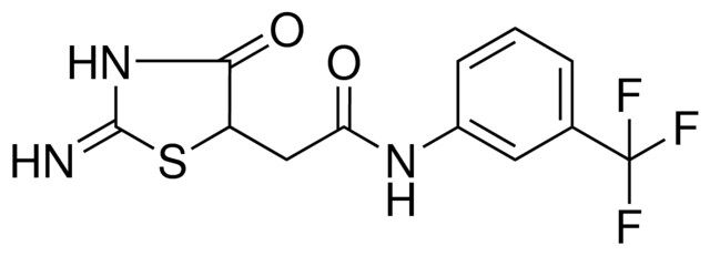 2-(2-IMINO-4-OXO-1,3-THIAZOLIDIN-5-YL)-N-(3-(TRIFLUOROMETHYL)PHENYL)ACETAMIDE