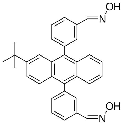 (1E,1'Z)-3-(2-TERT-BUTYL-10-(3-((Z)-(HYDROXYIMINO)METHYL)PHENYL)ANTHRACEN-9-YL)BENZALDEHYDE OXIME