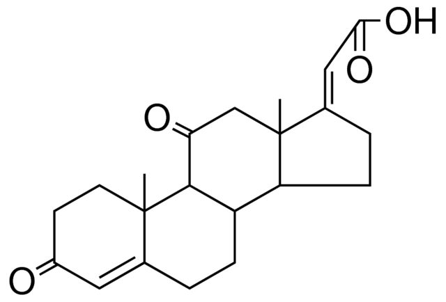 (17E)-3,11-dioxopregna-4,17-dien-21-oic acid