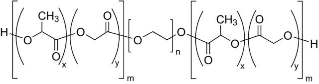 Poly(lactide-<i>co</i>-glycolide)-<i>block</i>-poly(ethylene glycol)-<i>block</i>-poly(lactide-<i>co</i>-glycolide)