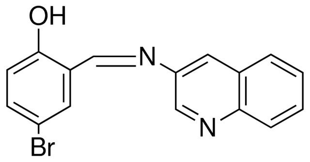 4-BROMO-2-(3-QUINOLYLIMINOMETHYL)PHENOL