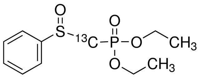 Diethyl (phenylsulfinylmethyl-<sup>13</sup>C)phosphonate