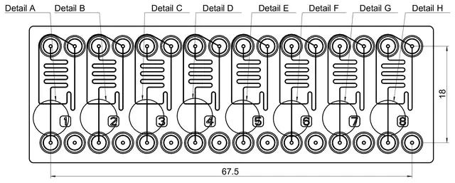 Droplet generator chip-Multi channel design