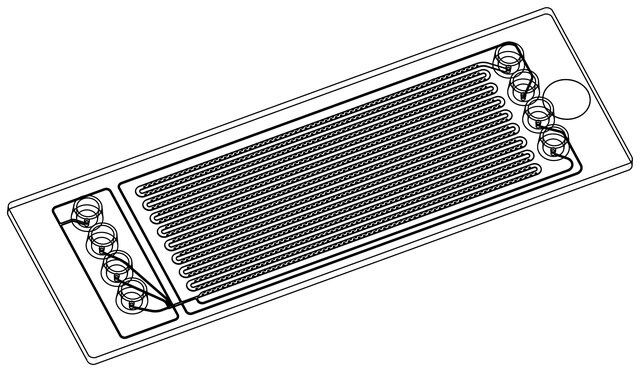 Droplet generation and storage chip