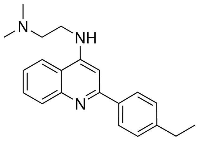 N(1)-(2-(4-ETHYLPHENYL)-4-QUINOLINYL)-N(2),N(2)-DIMETHYL-1,2-ETHANEDIAMINE