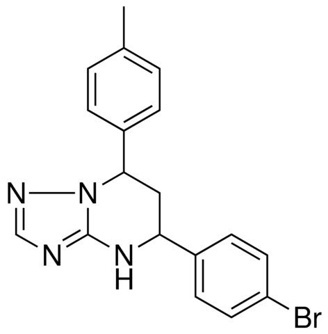 5-(4-BROMO-PHENYL)-7-P-TOLYL-4,5,6,7-TETRAHYDRO-(1,2,4)TRIAZOLO(1,5-A)PYRIMIDINE