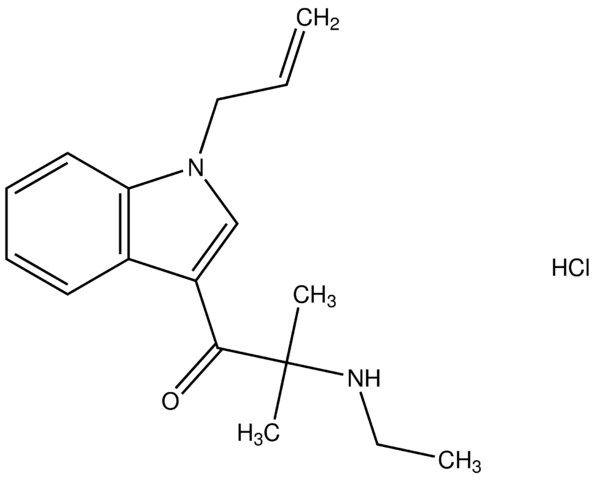 1-(1-allyl-1H-indol-3-yl)-2-(ethylamino)-2-methyl-1-propanone hydrochloride