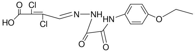 1-(1-CARBOXY-1,2-DICHLORO-1-PROPEN-3-YLIDENEAMINO)-4-(4-ETHOXYPHENYL)OXAMIDE