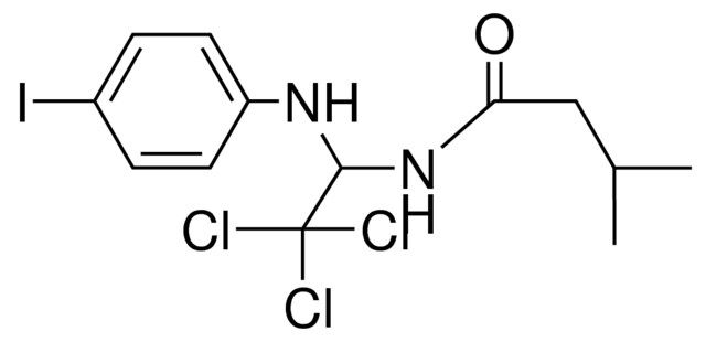 3-METHYL-N-(2,2,2-TRICHLORO-1-(4-IODO-PHENYLAMINO)-ETHYL)-BUTYRAMIDE