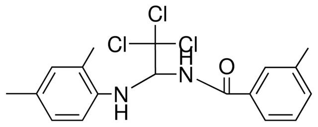 3-METHYL-N-(2,2,2-TRICHLORO-1-(2,4-DIMETHYL-PHENYLAMINO)-ETHYL)-BENZAMIDE