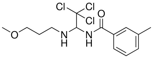 3-METHYL-N-(2,2,2-TRICHLORO-1-(3-METHOXY-PROPYLAMINO)-ETHYL)-BENZAMIDE