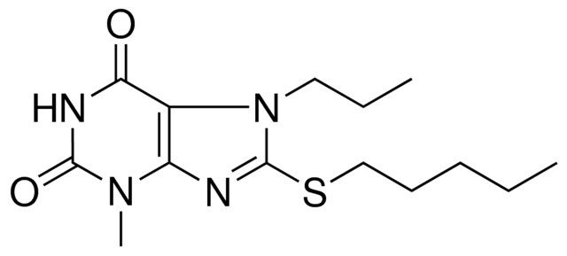 3-METHYL-8-PENTYLSULFANYL-7-PROPYL-3,7-DIHYDRO-PURINE-2,6-DIONE