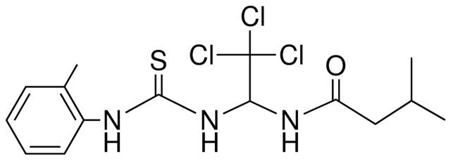 3-METHYL-N-(2,2,2-TRICHLORO-1-(3-O-TOLYL-THIOUREIDO)-ETHYL)-BUTYRAMIDE