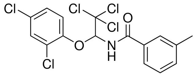 3-METHYL-N-(2,2,2-TRICHLORO-1-(2,4-DICHLORO-PHENOXY)-ETHYL)-BENZAMIDE