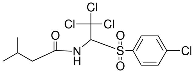 3-METHYL-N-(2,2,2-TRICHLORO-1-(4-CHLORO-BENZENESULFONYL)-ETHYL)-BUTYRAMIDE