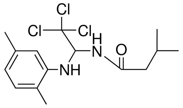 3-METHYL-N-(2,2,2-TRICHLORO-1-(2,5-DIMETHYL-PHENYLAMINO)-ETHYL)-BUTYRAMIDE