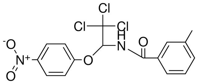 3-METHYL-N-(2,2,2-TRICHLORO-1-(4-NITRO-PHENOXY)-ETHYL)-BENZAMIDE