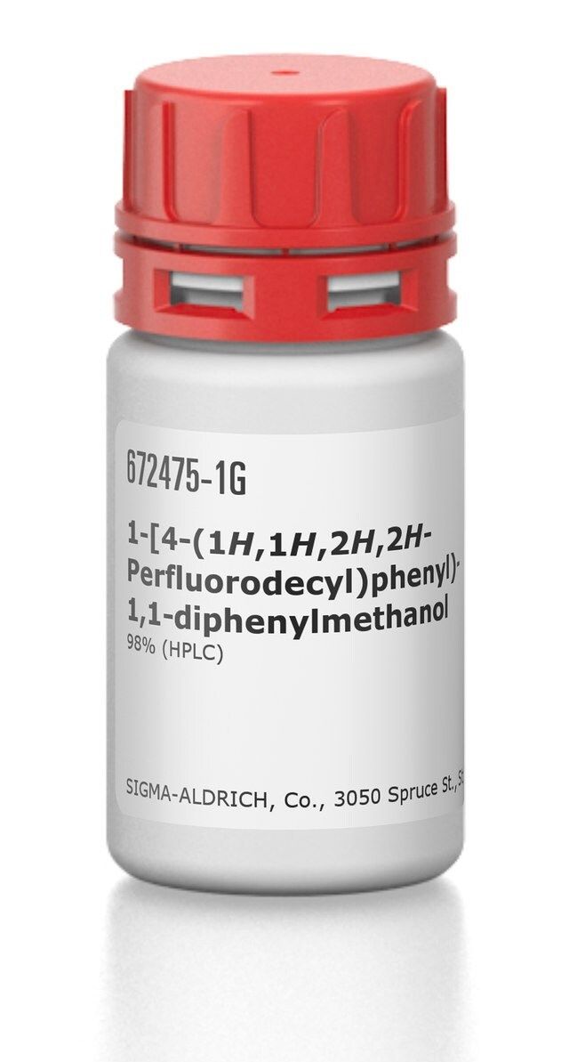 1-[4-(1<i>H</i>,1<i>H</i>,2<i>H</i>,2<i>H</i>-Perfluorodecyl)phenyl)-1,1-diphenylmethanol