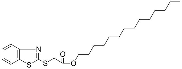 (BENZOTHIAZOL-2-YLSULFANYL)-ACETIC ACID TETRADECYL ESTER