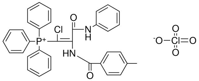 (CL-(ME-BENZOYLAMINO)-PHENYLCARBAMOYL-VINYL)-TRIPHENYL-PHOSPHONIUM, PERCHLORATE