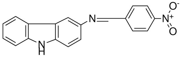 (9H-CARBAZOL-3-YL)-(4-NITRO-BENZYLIDENE)-AMINE