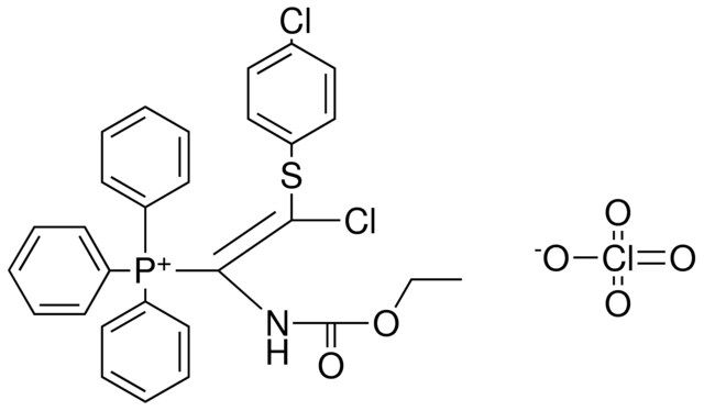 (CL-(CL-PH-SULFANYL)-ETO-CARBONYL-AMINO-VINYL)-TRI-PH-PHOSPHONIUM, PERCHLORATE