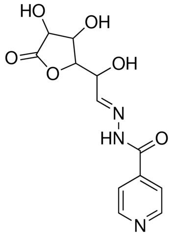 (E)-N'-(2-(3,4-dihydroxy-5-oxotetrahydrofuran-2-yl)-2-hydroxyethylidene)isonicotinohydrazide