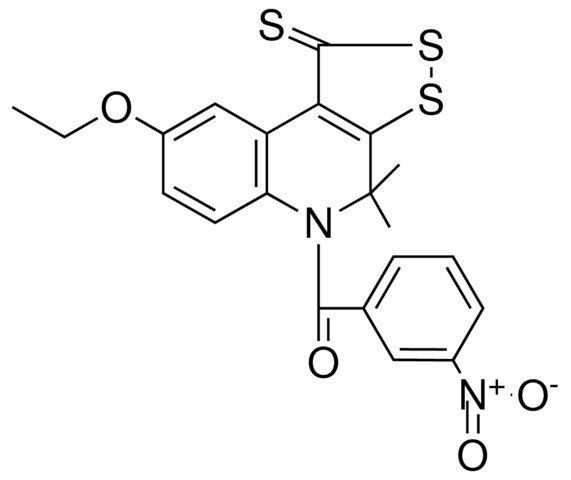 (ETHOXY-DI-ME-THIOXO-DITHIA-AZA-CYCLOPENTA(A)NAPHTHALEN-YL)-(NITRO-PH)-METHANONE