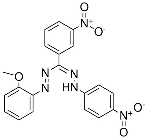 (E)-1-(2-METHOXYPHENYL)-2-{(Z)-(3-NITROPHENYL)[(4-NITROPHENYL)HYDRAZONO]METHYL}DIAZENE