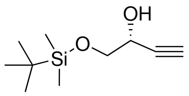 (<i>S</i>)-1-(<i>tert</i>-Butyl-dimethylsilanyloxy)but-3-yn-2-ol