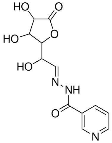 (E)-N'-(2-(3,4-dihydroxy-5-oxotetrahydrofuran-2-yl)-2-hydroxyethylidene)nicotinohydrazide