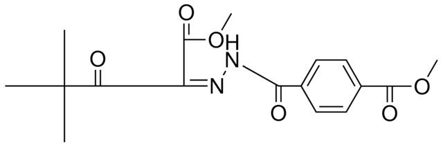 (MEO-CARBONYL-DIMETHYL-OXO-PENTYLIDENE-HYDRAZINOCARBONYL)-BENZOIC ACID ME ESTER