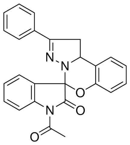 1'-ACETYL-2-PHENYL-1,10B-DIHYDROSPIRO[BENZO[E]PYRAZOLO[1,5-C][1,3]OXAZINE-5,3'-INDOLIN]-2'-ONE